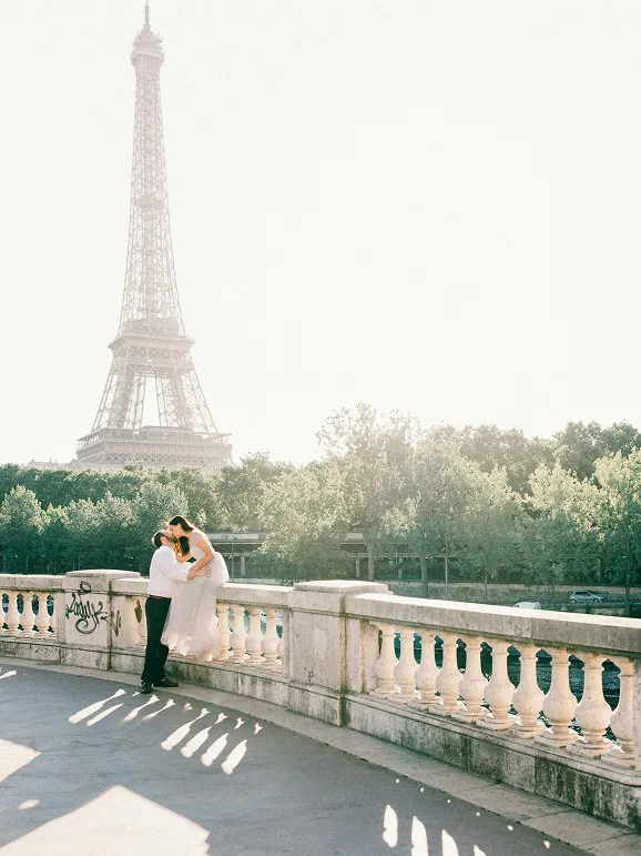 Elegant couple portrait